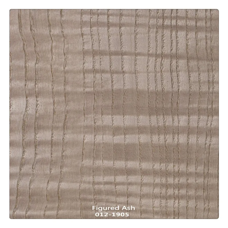 Factory  Sale  Figured White Ash  Veneer  Dyed Figure White Ash Veneer  Plywood Panel  For Hotel Furniture