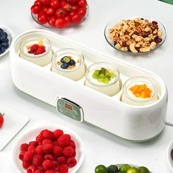 Electric Automatic Yogurt Maker, Machine Yoghurt DIY Tool Plastic Container Kitchen Appliance Yogurt Makers/