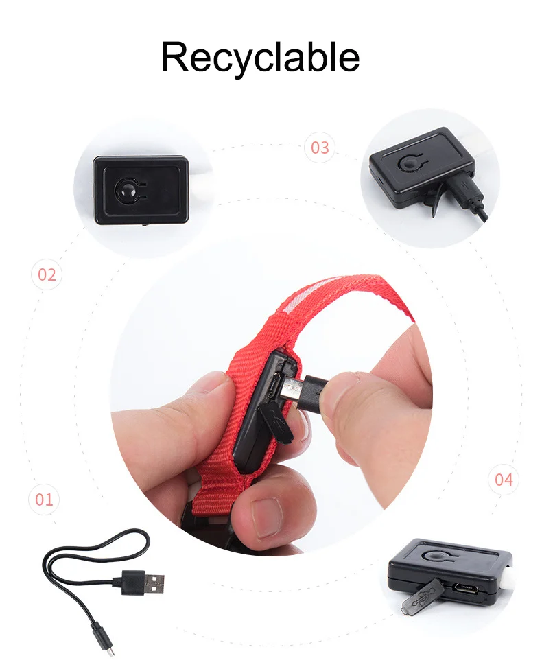 Перезаряжаемый Usb-ошейник для собак