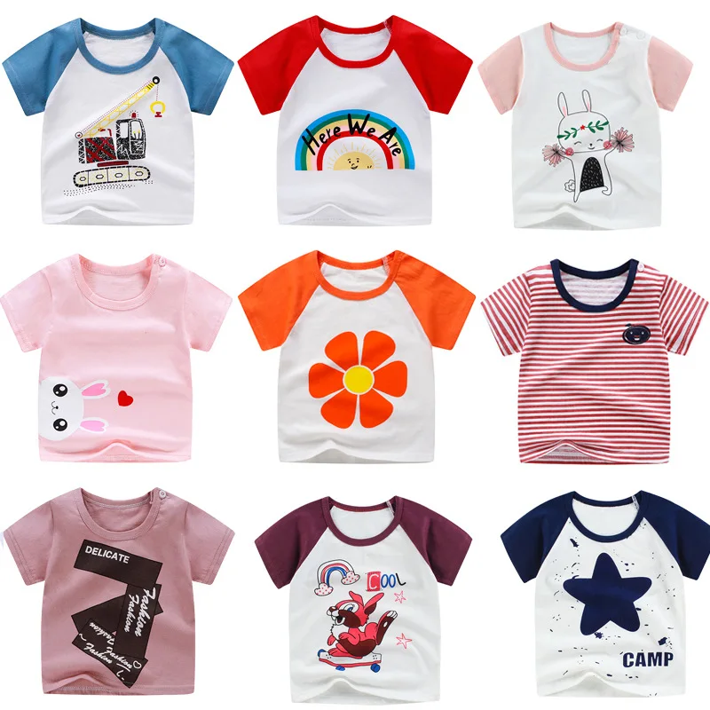 
Urban Character Children Trendy Boys Summer Clothing Wholesale T Shirts 