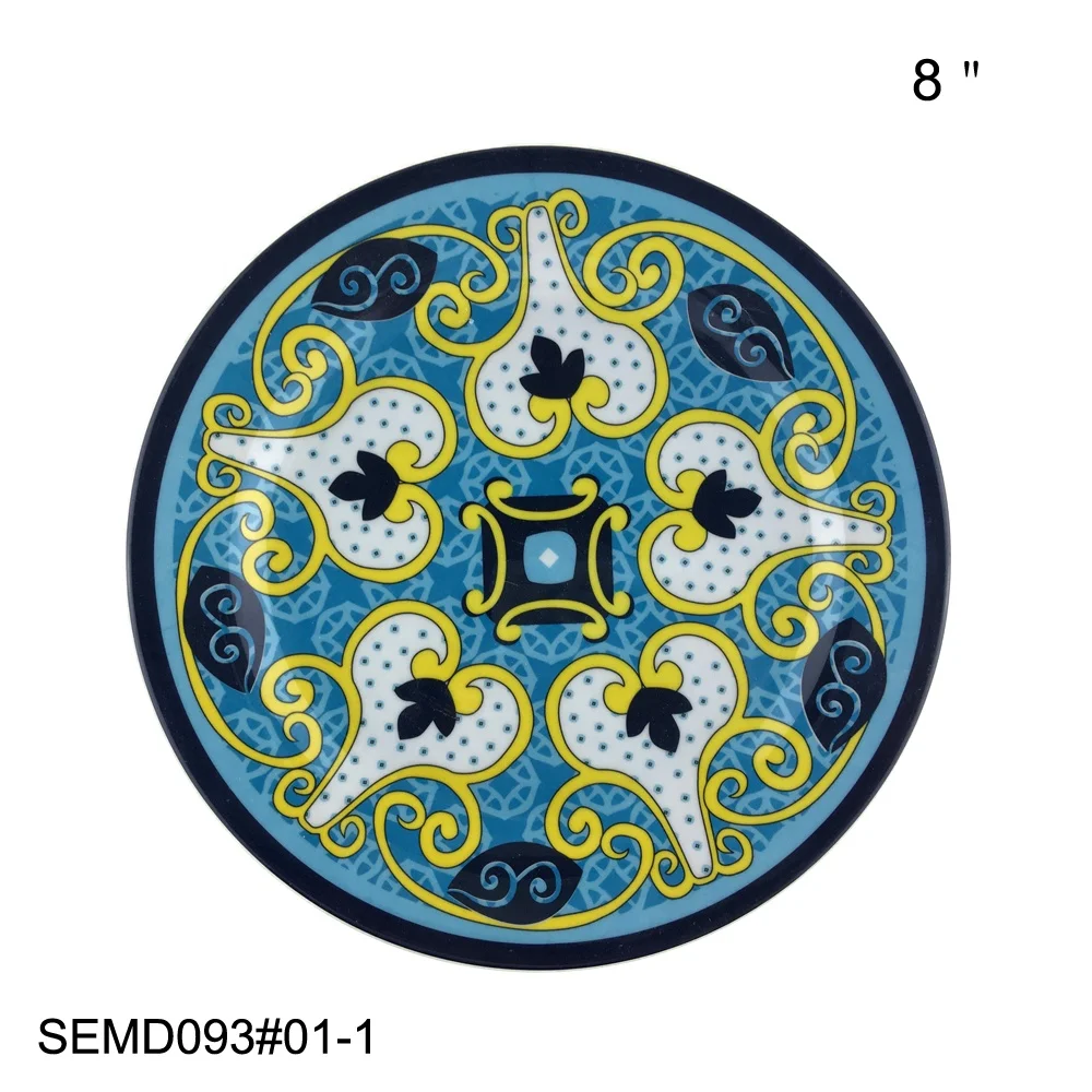 SEBEST Factory wedding plates set dinnerware and kitchen plates melamine and melamine dishes & plates