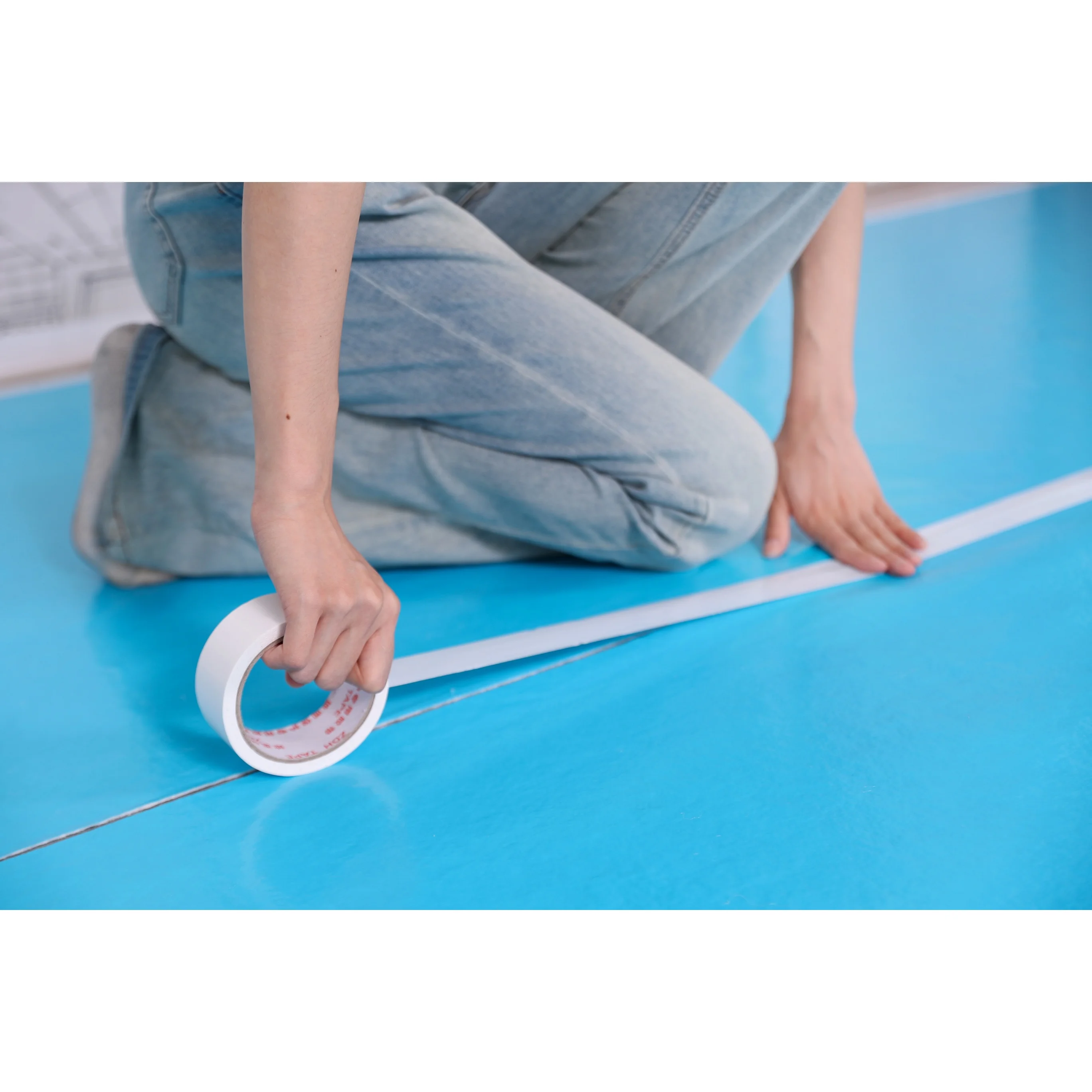 Нескользящая пластиковая защитная доска ковер коврик трикотажные ткани временная защита пола