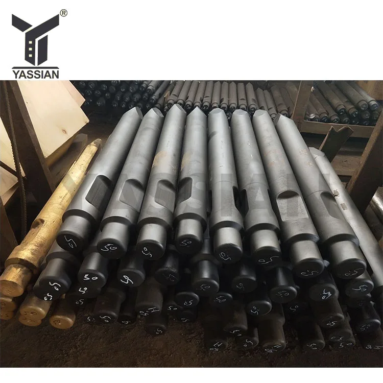 montabert hydraulic breaker parts chisel excavator blunt wedge diamond point  jack hammer moil rock hydraulic breaker chisel