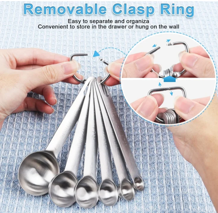 Набор мерных ложек из нержавеющей стали