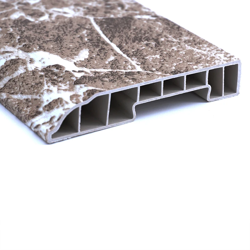 Protex New Design Grey Polished Porcelain Marble Look Border Line Tiles Ceramic Floor Skirting Tiles