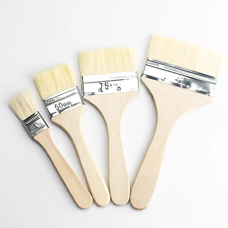 HYSTIC Wool Bristle Paint Brush  Wall Painting and Polishing Customizable Support Bristle Paint Brush
