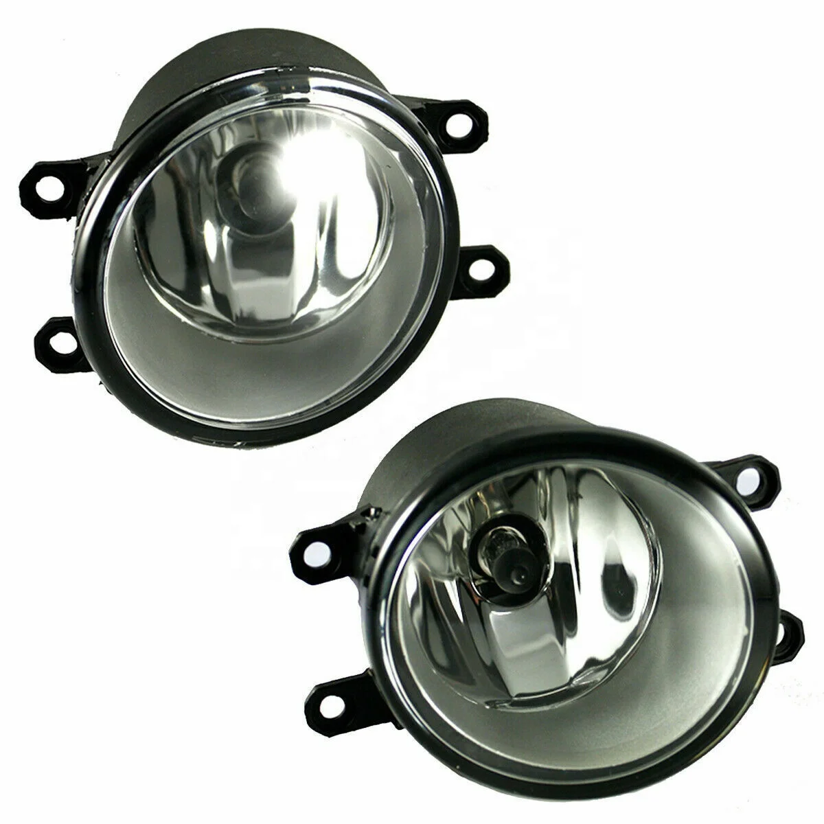 2x Fog Light Lamps w/ H11 Halogen Bulbs for Toyota Tundra Sienna Highlander RAV4