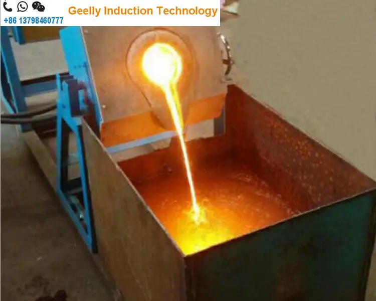 induction heating smelting furnace With crucible melting Steel and stainless steel furnace