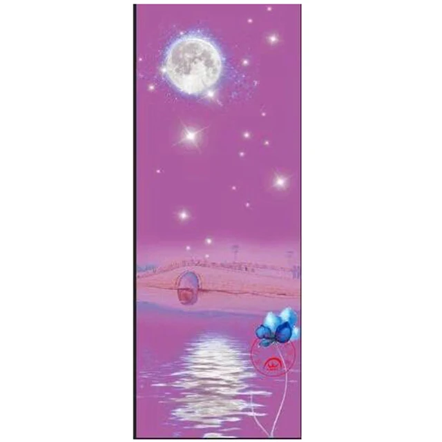 Высококачественные роскошные коврики для йоги из микрофибры и замши, резиновый коврик с узором, трафаретная печать