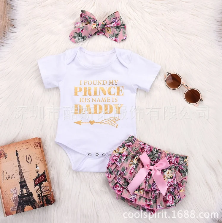 
Baby boy Clothes Newborn Infant Letter Rompers Long Sleeve Tops camouflage Pants Headband Outfits bebes 
