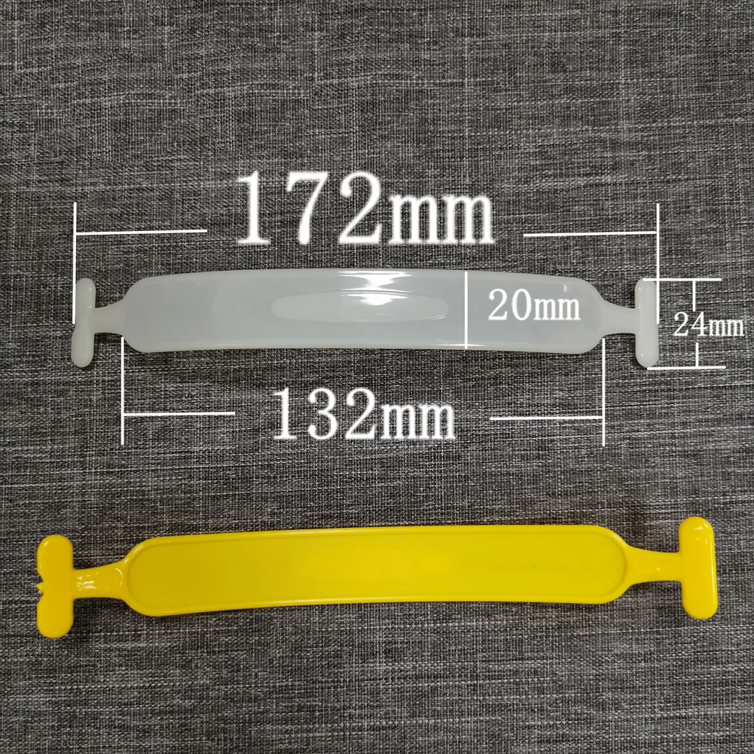 Plastic handle for carton parts handle