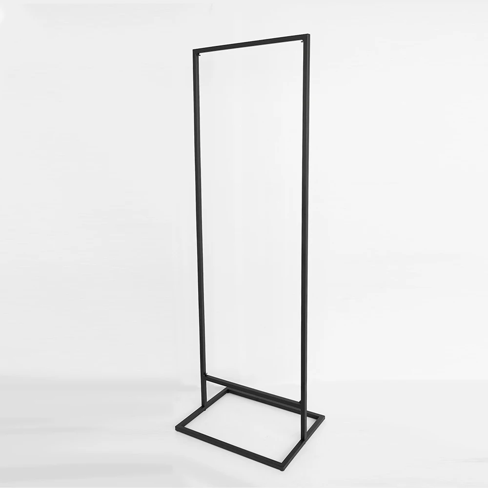 Best sale JC display double side iron poster stand advertising 48*143cm steel banner with hook