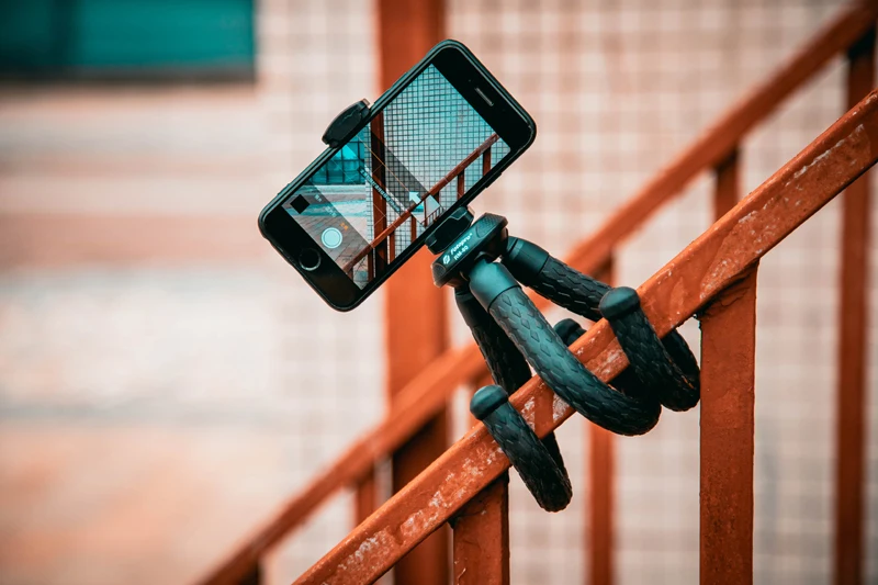 
Fotopro High Quality Mini Vlog Video Camera Tripod Flexible phone holder stand for Smartphone for Gopros 