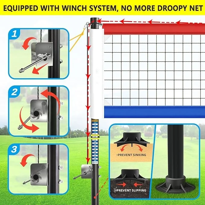 VB01A Low Price Volleyball Ball Nets, Volleyball Training Net, Volleyball Net Manufacturer From China