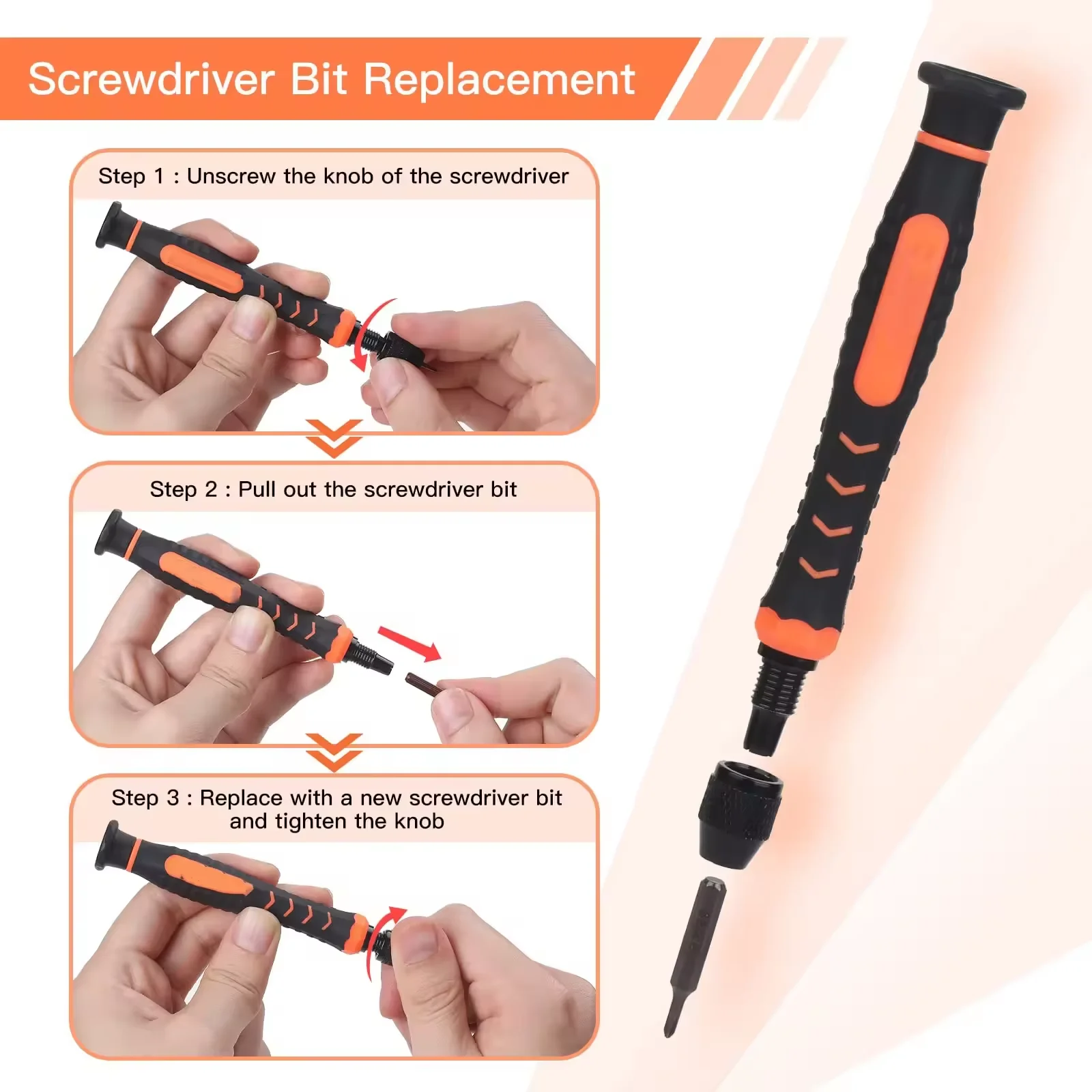 38PCS Manual Household Screwdriver Multifunction Precision Screwdriver Set Professional Magnetic Mini Repair Tool Kit