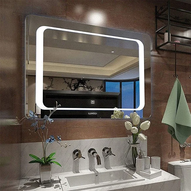 
Cheap price Modern style led vanity mirror bath wall mounted bathroom mirrors with lights 