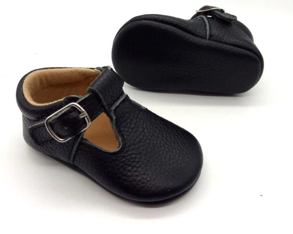 
Cute happy newborn infant baby shoes girl baby leather black mary jane tbar shoes 