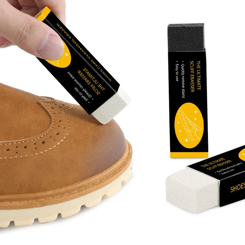 HelloWorld Cleaning Eraser Shoe Cleaner Boot Cleaner Matte Leather Fabric Care Rubber White Shoe Leather Brushes Shoe Brush Wholesale