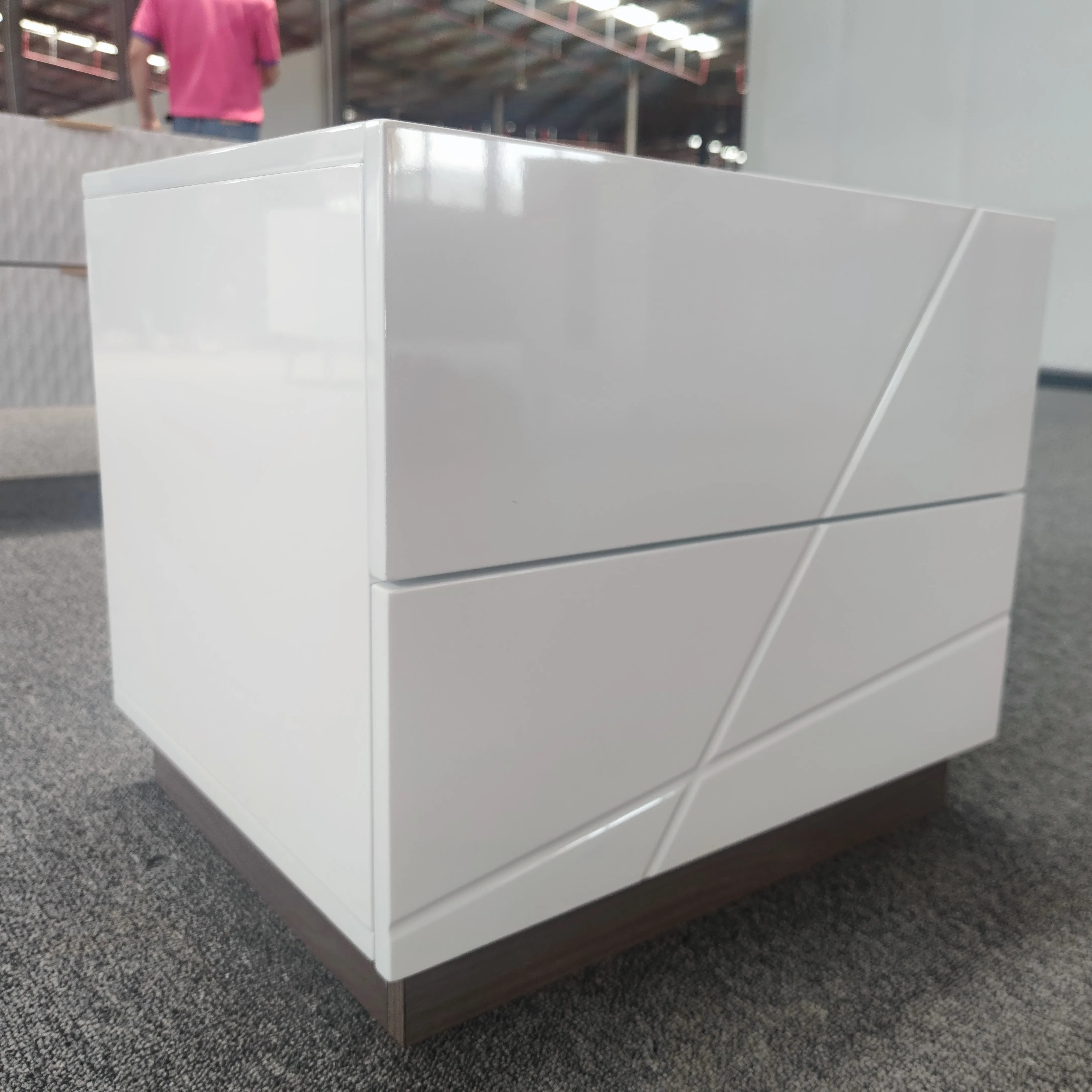 Современная тумбочка для спальни AiLiKEA прикроватная белый диван боковой стол с выдвижным ящиком высокого качества