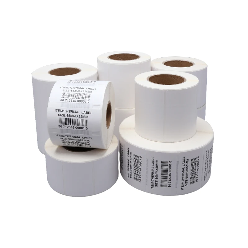 Waterproof Adhesive  Blank Shipping Thermal Label  4x6