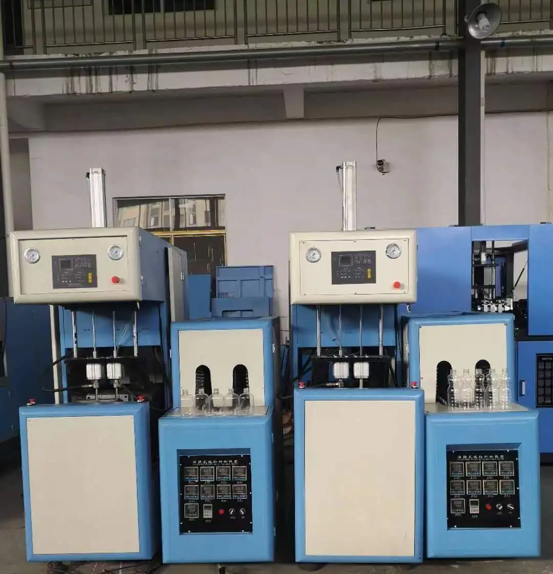 hz 880 pet bottle blowing machine/2 cavity plastic bottle blowing machine/semi-auto blow moulding machine
