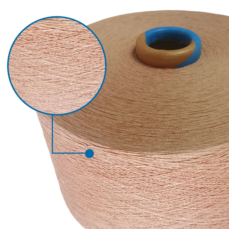 Customized Recycled Circular Knitting Machine Yarn Recycling 20s/1 30s/1 Cotton Blended Ring Spun Yarn For Knitting Socks