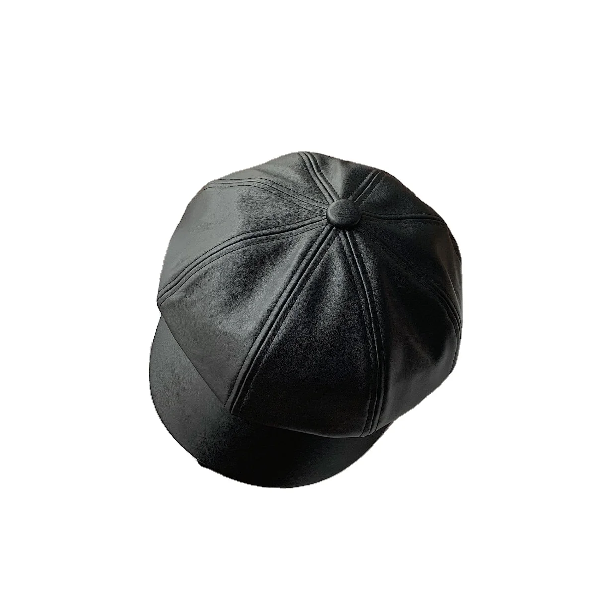 Fashionable high quality new pattern women versatile leather beret hat