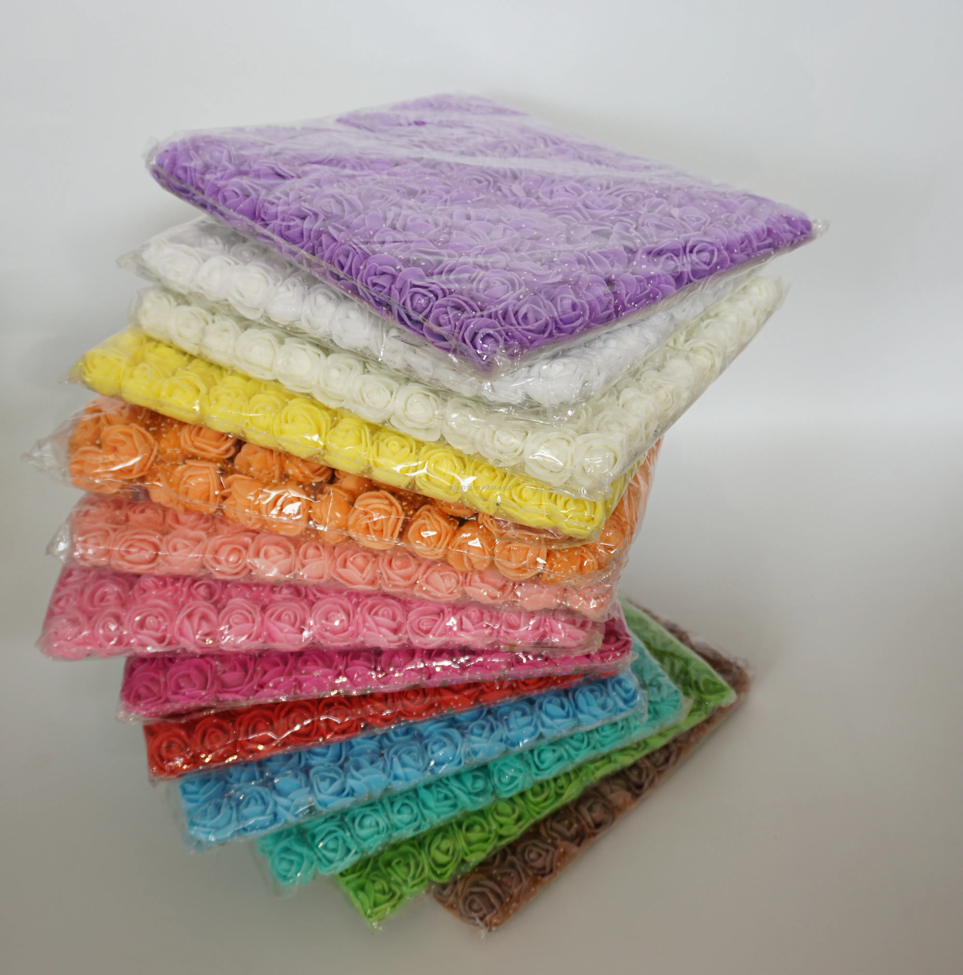 
Artificial Flower PE Foam Rose Bouquet Multicolor Rose Wedding Flower Decoration 