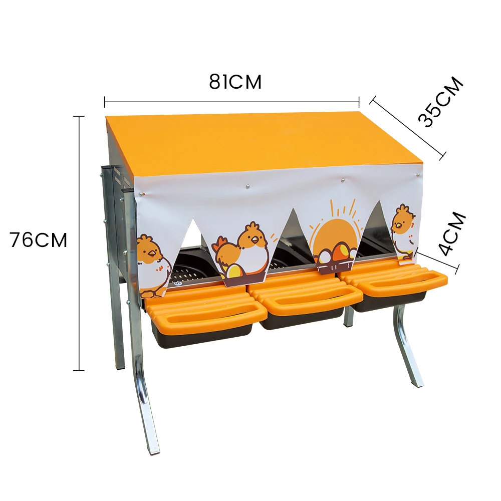 2025 Best-seller Animal & Poultry Husbandry Equipment Chicken Egg Laying Box for Hens