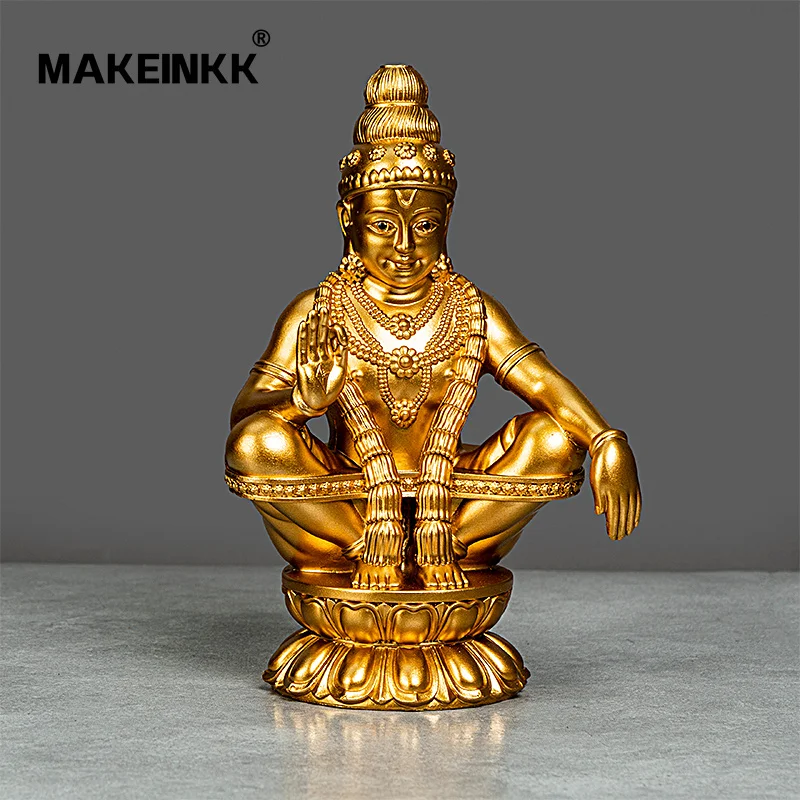 Hindu Gifts Hindu God Mold Polyresin Hindu God Ayyappa Statues