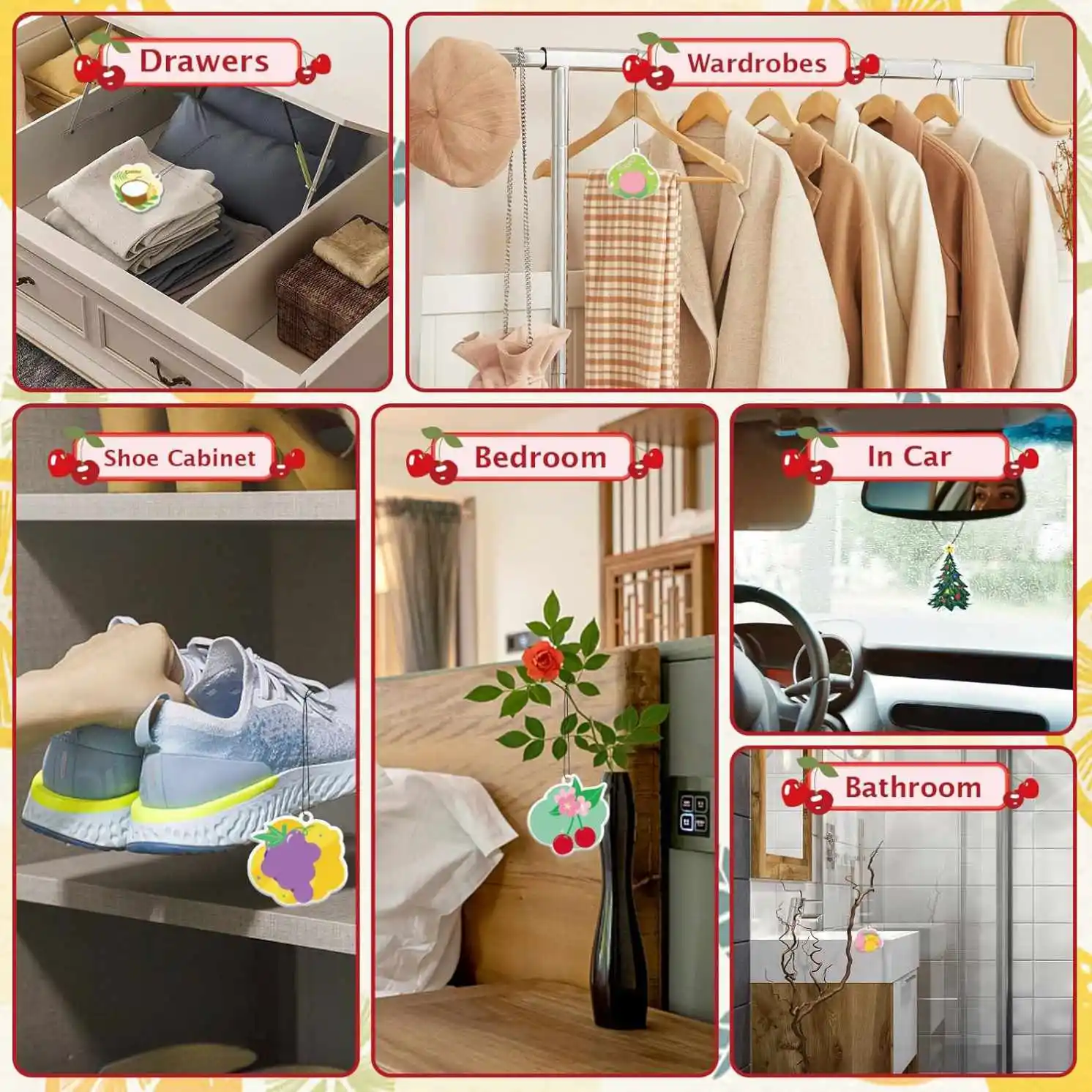 Super strong long lasting scent custom design anime paper car air freshener Different smells custom air freshener car with logo