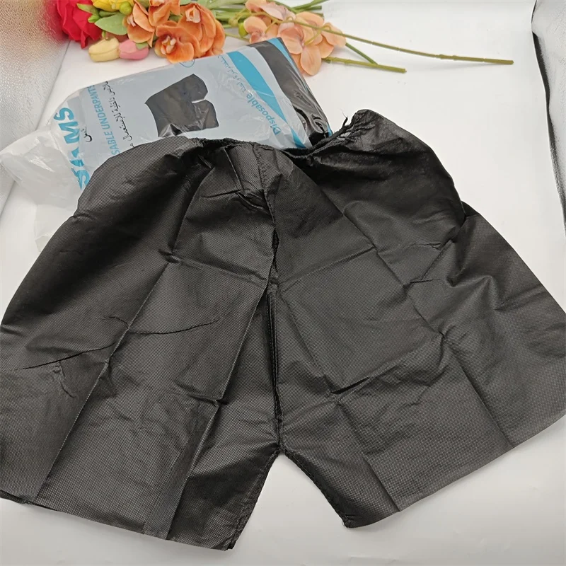 eco-friendly Disposable Shorts Panties spa sauna pants Non-woven massage spa foot bath pants Hotel supplies hospital club