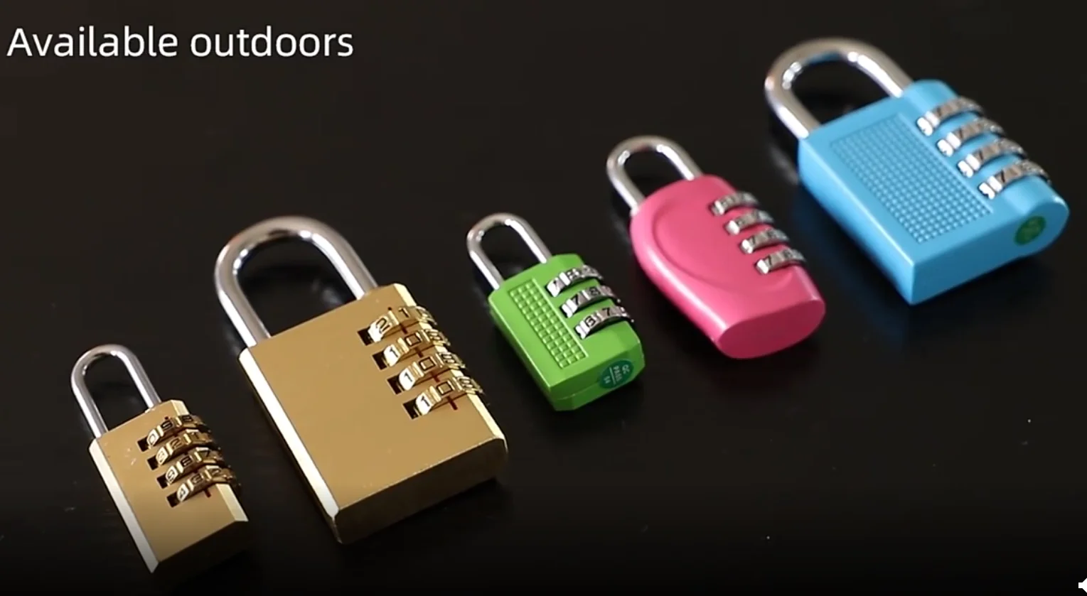 Anti-theft anti-cutting combination padlock 25mm luggage lock safety 3 digital code lock
