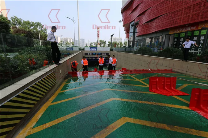 garage flood gate  quick dam flood defence boxwall water barrier