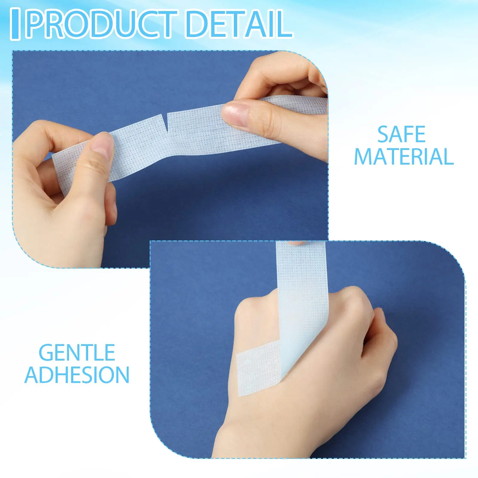 Easy To Cut Gentle Silicone Adhesive Tape For Sensitive Skin,Medical Grade Hypoallergenic Surgical Tape
