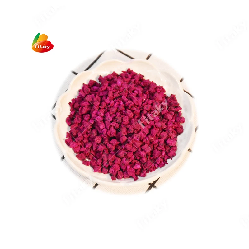 Замороженные сушеные кубики 8-10 мм в виде красного дракона фрукты замороженные питаи