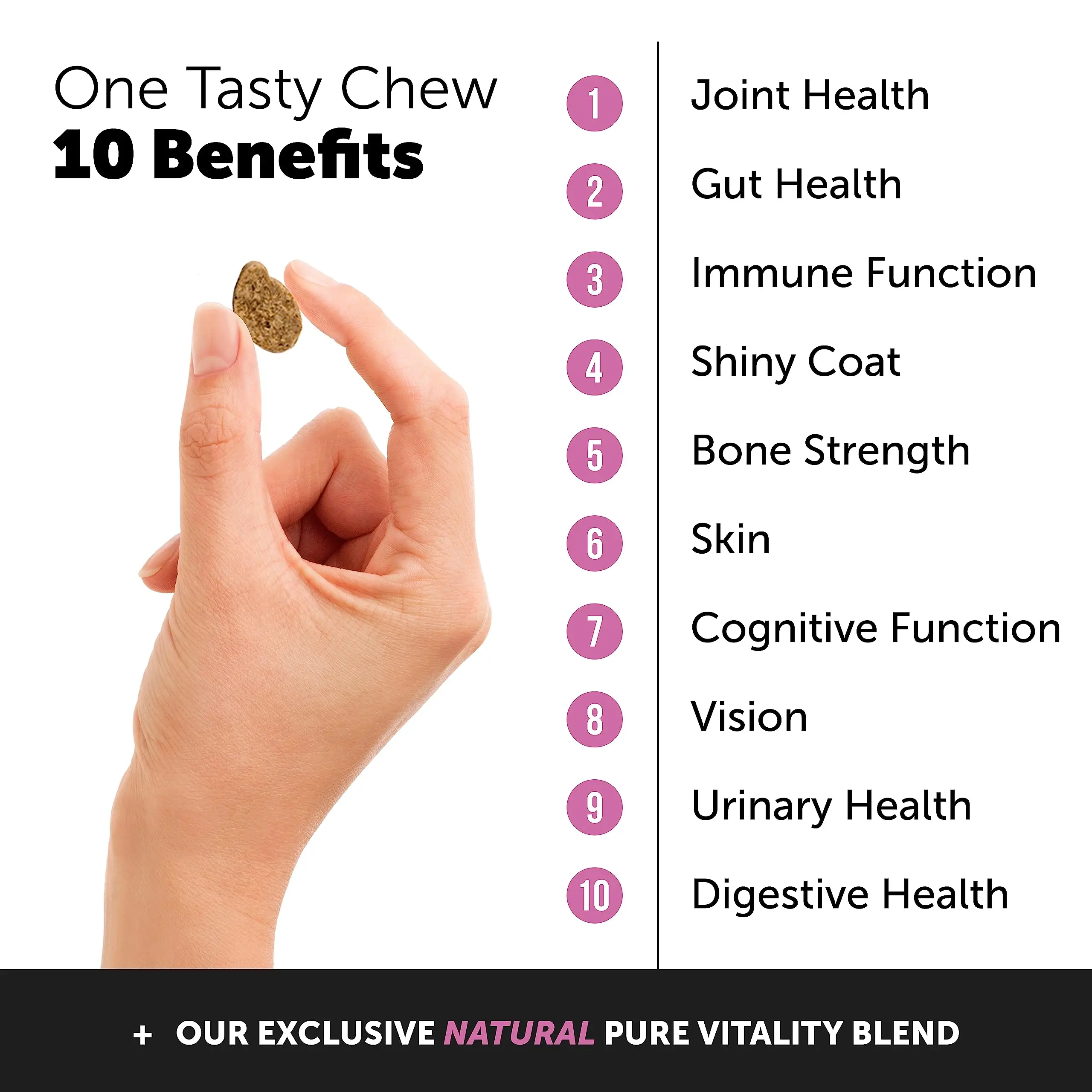 Private Label 10 in 1 Dog Multivitamin Soft Chews Dog Supplements & Vitamins