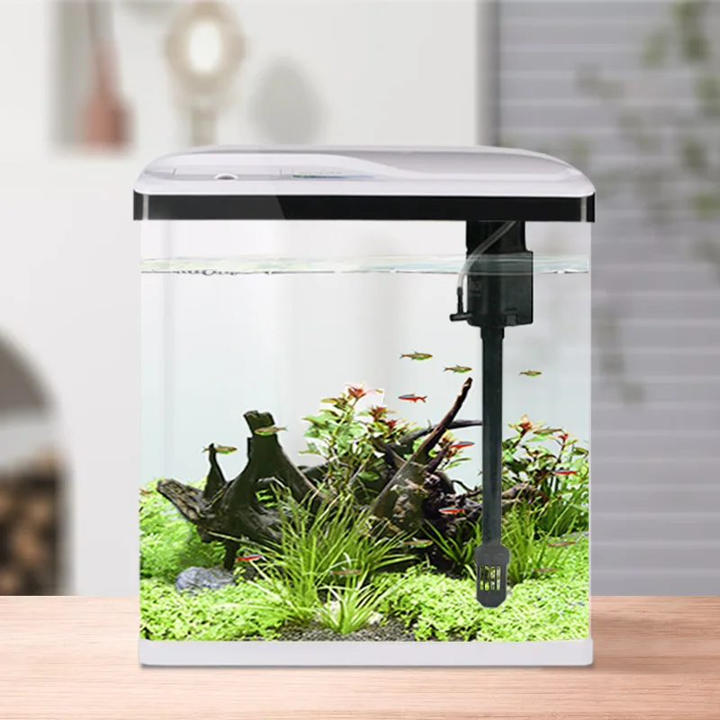 Living room office car glass Landscaping indoor mini fish tank clear indoor fish aquarium