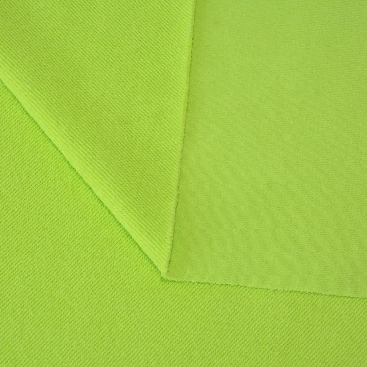 Guangzhou factory heavy weight 65% cotton 35% polyester blend fleece fabric breathable air cotton french terry fabric for sale