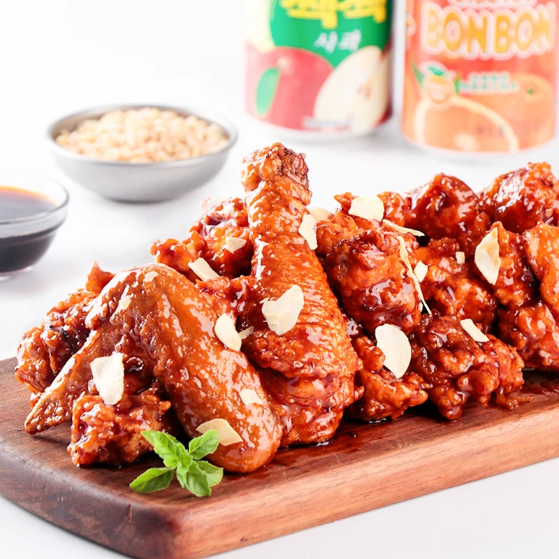 Large Quantity Low Price of 10 kg/2 Barrel /Carton Garlic Soy Sauce Fried Chicken Sauce Korean Style Sauce Korean Style Sauce