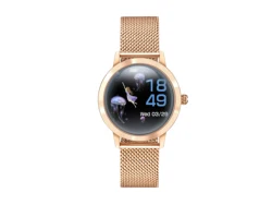 Aoketai 2021 LW10 Fashion Lady reloj inteligente Blood Oxygen Heart Rate Waterproof Women Smart Watch with Polish Smartwatch