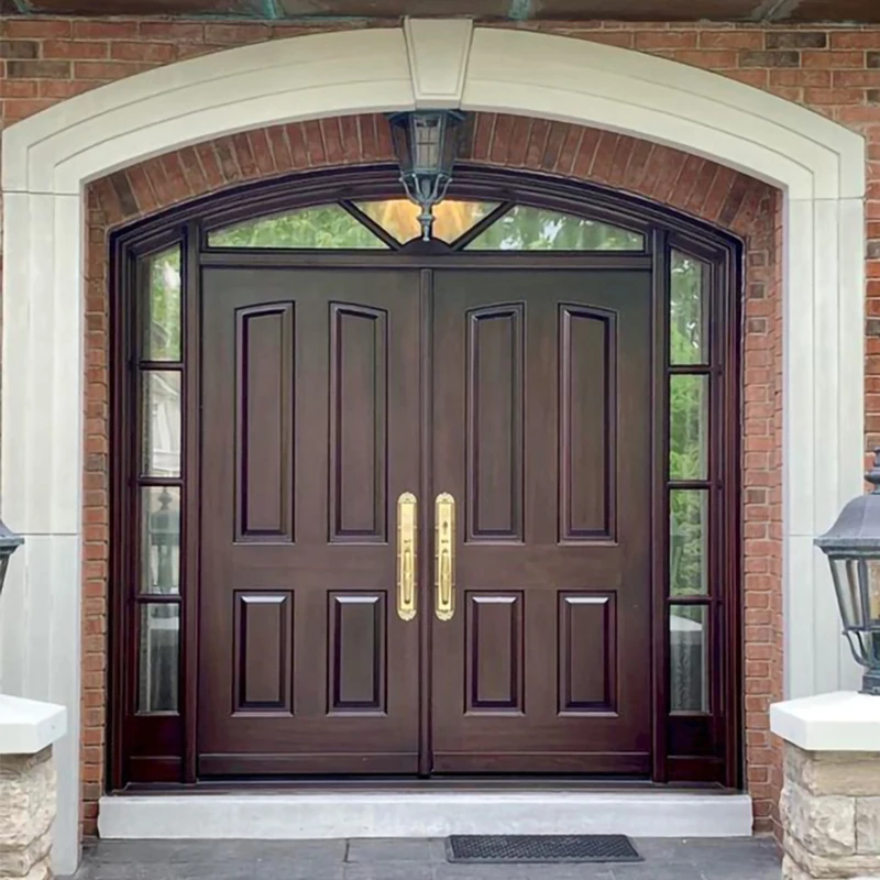 Korean style front door steel security doors residential modern exterior doors