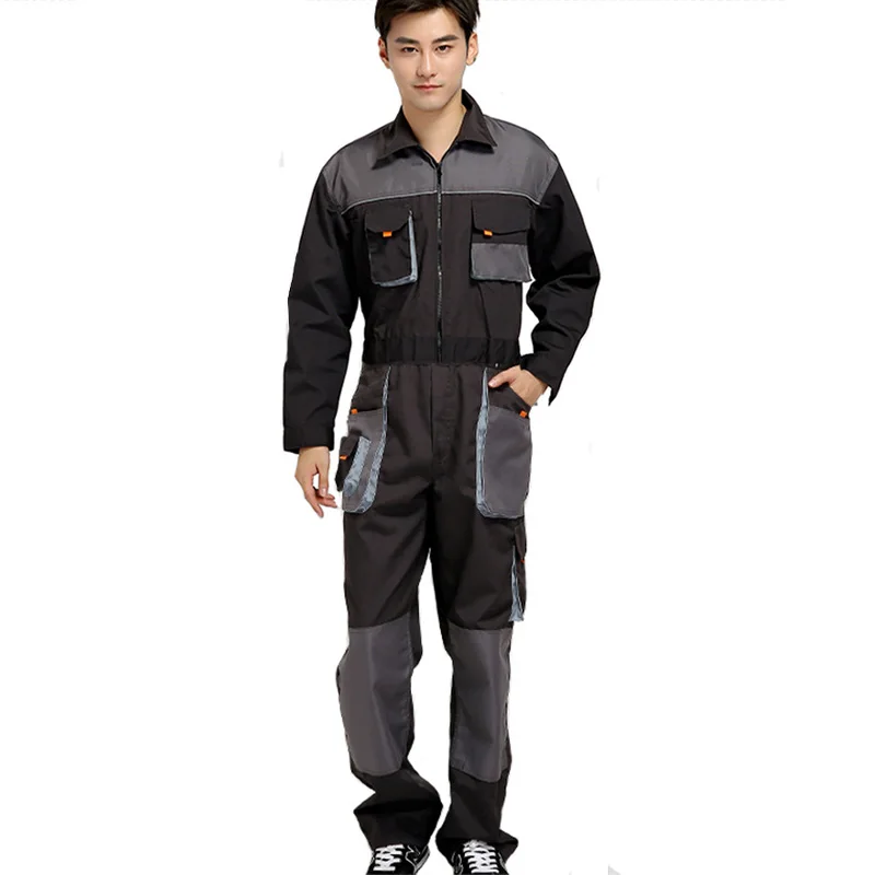 New Workwear Jacket Pants for men Construction Work Clothes Suits Wear Resistant Scrubs Uniforms Coveralls Customized