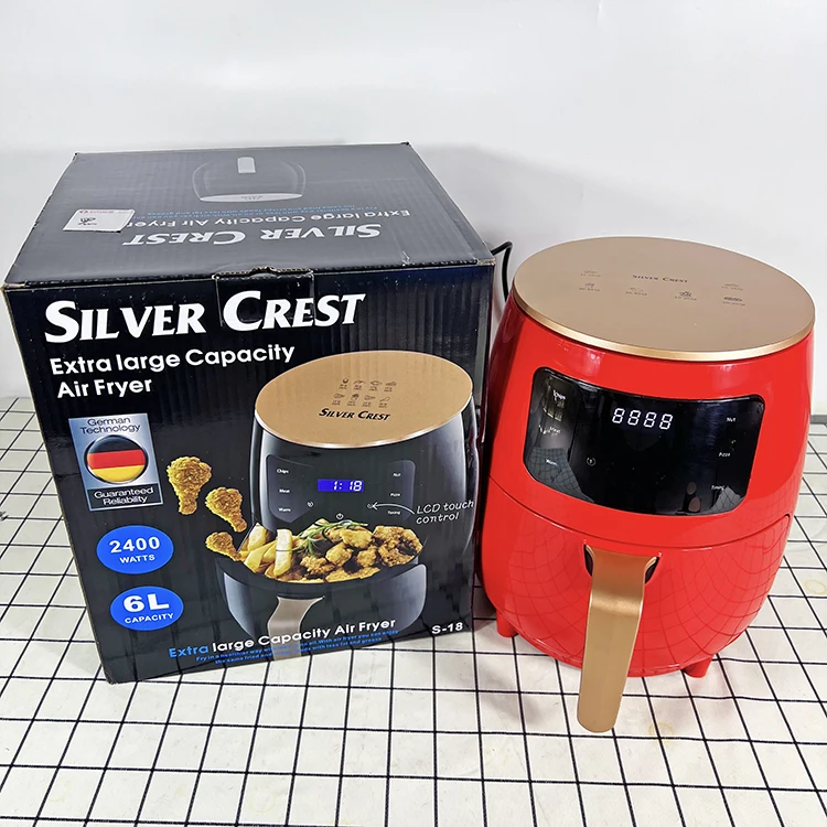 Hot Sale Air Fryers Household Digital Display Air Fryer 6 Liter Oil Free Electric Deep Smart Air Fryers For Kitchen