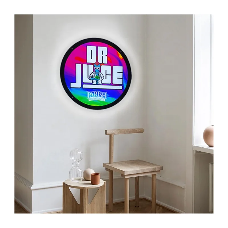 Custom Design Silkscreen Printing Crystal Led Lighting Sign Acrylic Led Light Box