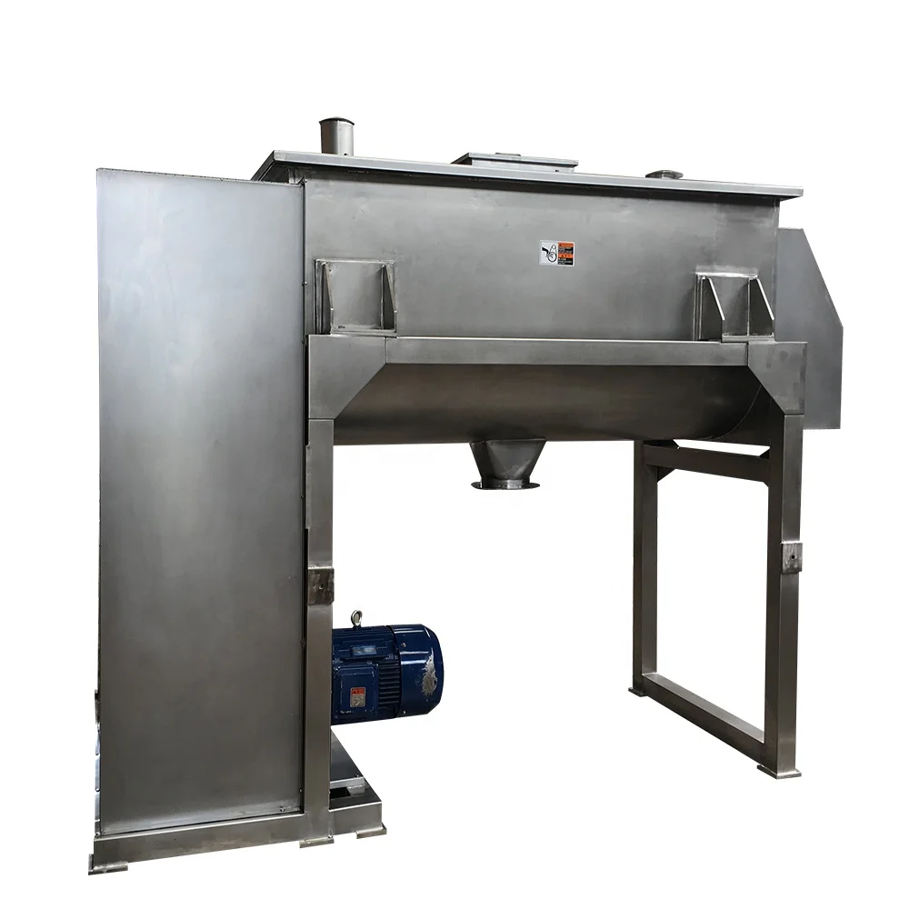 Industrial Dry Medicine Spice Chili Pepper Milk Powder Spiral Double Ribbon Blender Mixer