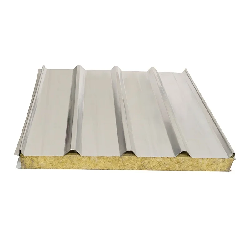 House Walls Insulation Rock Wool Sandwich Panels For Walls And Roofs Insulated Panel Sandwich Panel