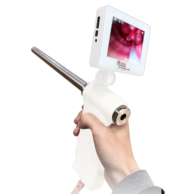 Visual artificial Insemination Gun for Sheep Goat OvineEweAnimal Instruments /Veterinary AI digital insemination gun with camera