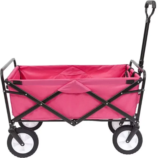 vietnam Any Color Collapsible 220 lbs Capacity Folding Wagon Utility Garden Service Cart with Wheels for Outdoor Camping