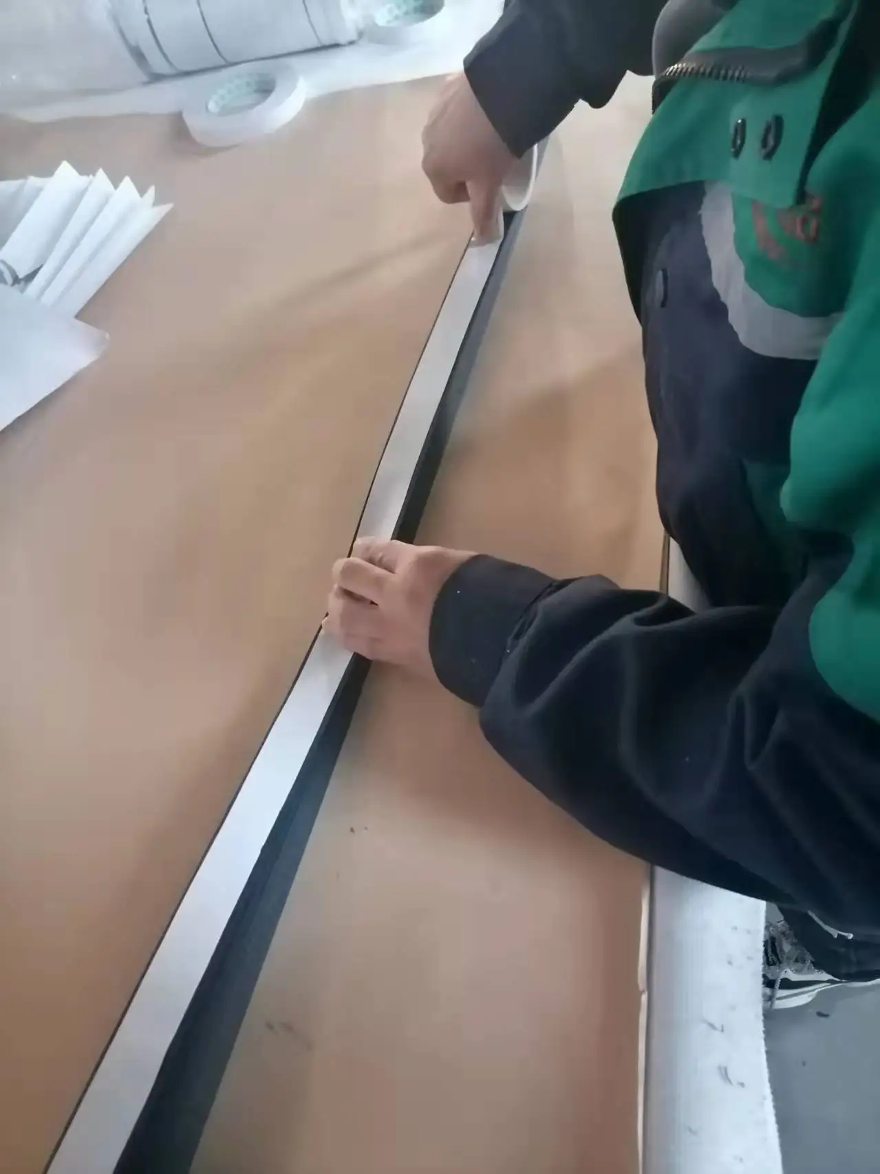 One Time Easy to Cut and Install Temporary Cordless Paper shade and Blinds